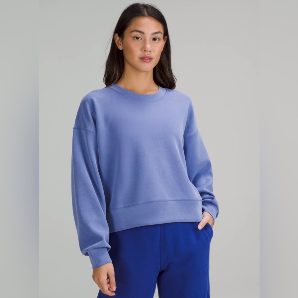 Lululemon Softstreme Perfectly Oversized Cropped Crew.